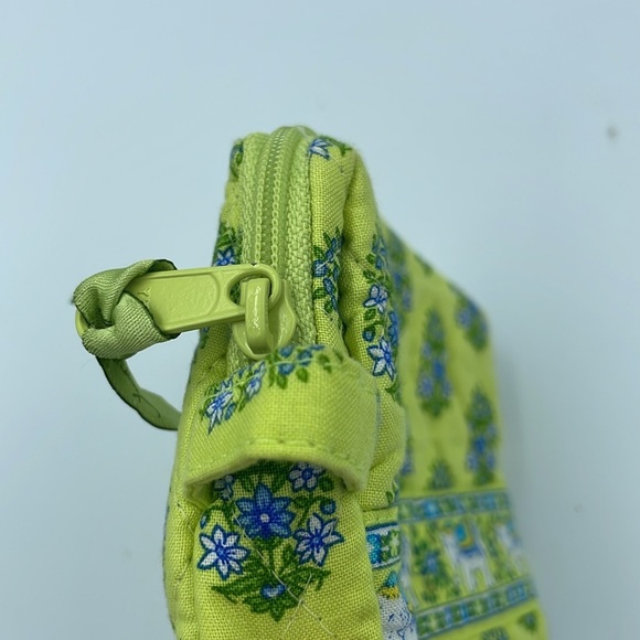 Vera Bradley Yellow Citrus Elephant Floral Cosmetic Bag - Picture 3 of 7